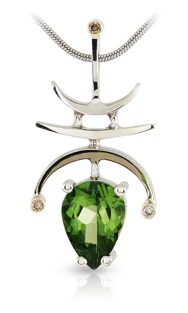 Talizmán peridot medál