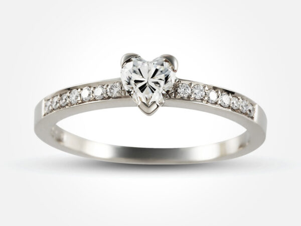 Diamond Heart - eljegyzési gyűrű