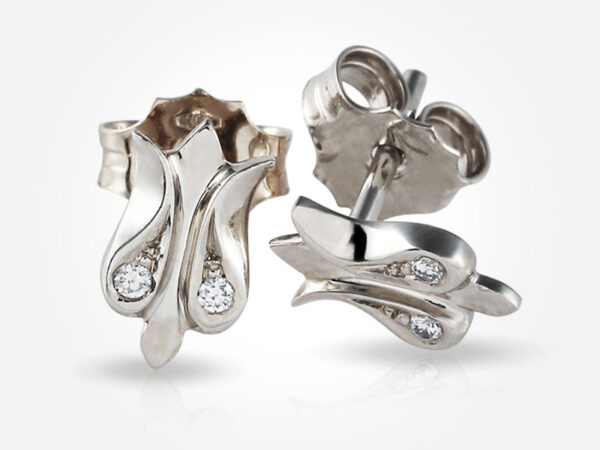 Kis Tulipán - arany fülbevaló