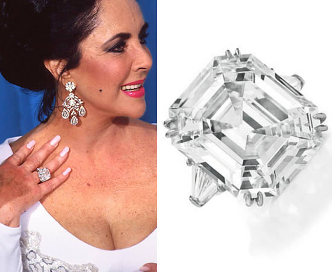 Liz Taylor eljegyzési gyűrűje