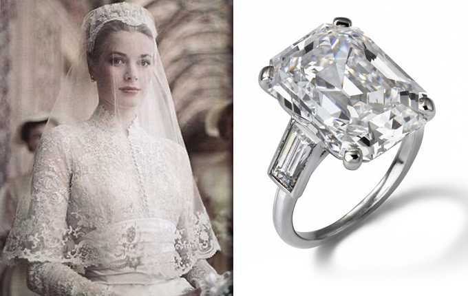 Grace Kelly eljegyzési gyűrűje