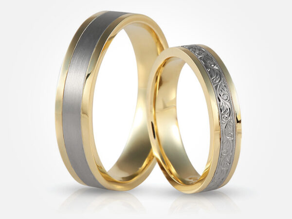 Barocco Flat no2 – wedding rings