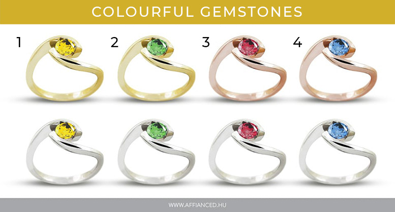 Colourful gemstones