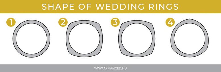 Shape of wedding rings