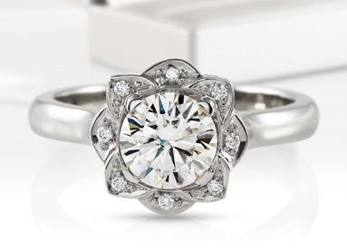 Moissanite eljegyzési gyűrűk